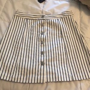 Women’s small striped mini skirt